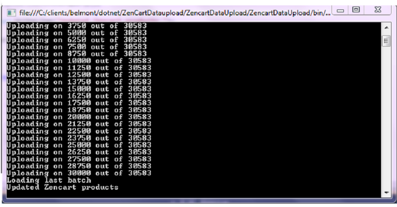 C# Console Upload to Remote MYSQL database